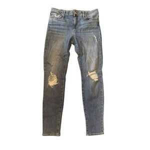 Joe's Jeans Robbie High Rise Distressed Skinny Jeans‎ Medium Wash sz 31